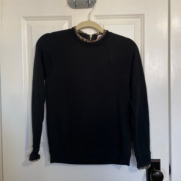 J Crew Ruffleneck Pullover Sweatshirt - Picture 3 of 5